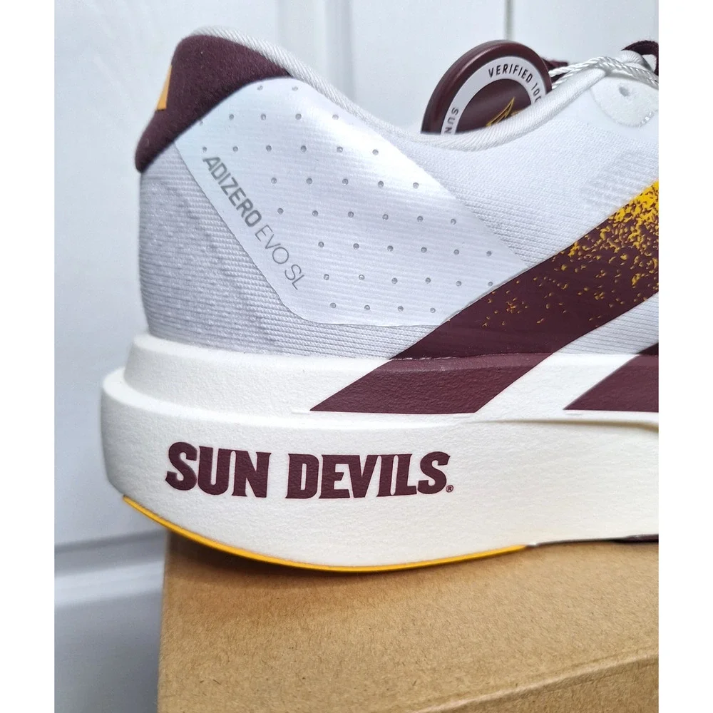 Adidas Adizero Evo SL Arizona ASU Sun Devils JQ4572 size 5.5 No Box
